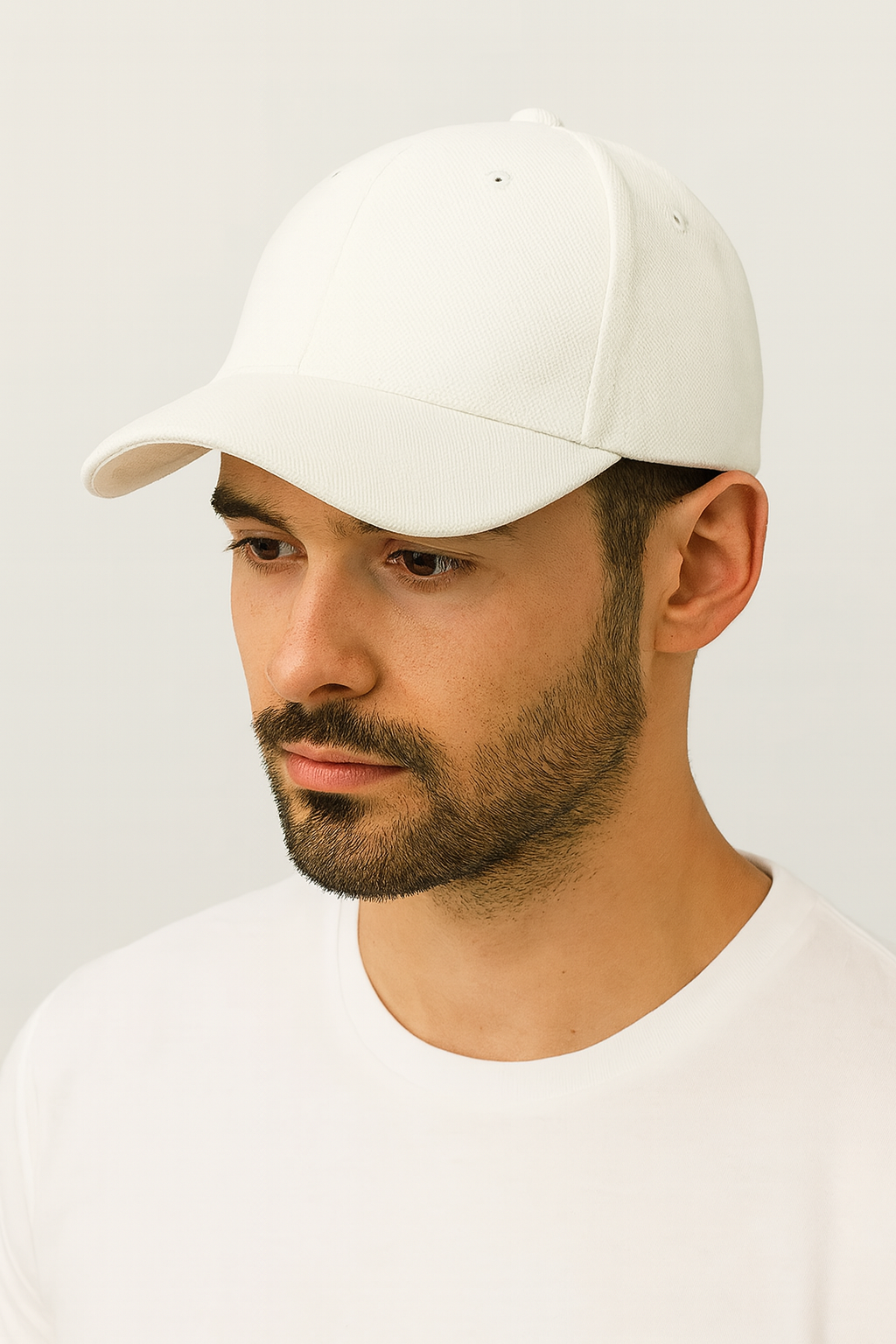 GORRA BLANCA LLANA AJUSTABLE UNISEX
