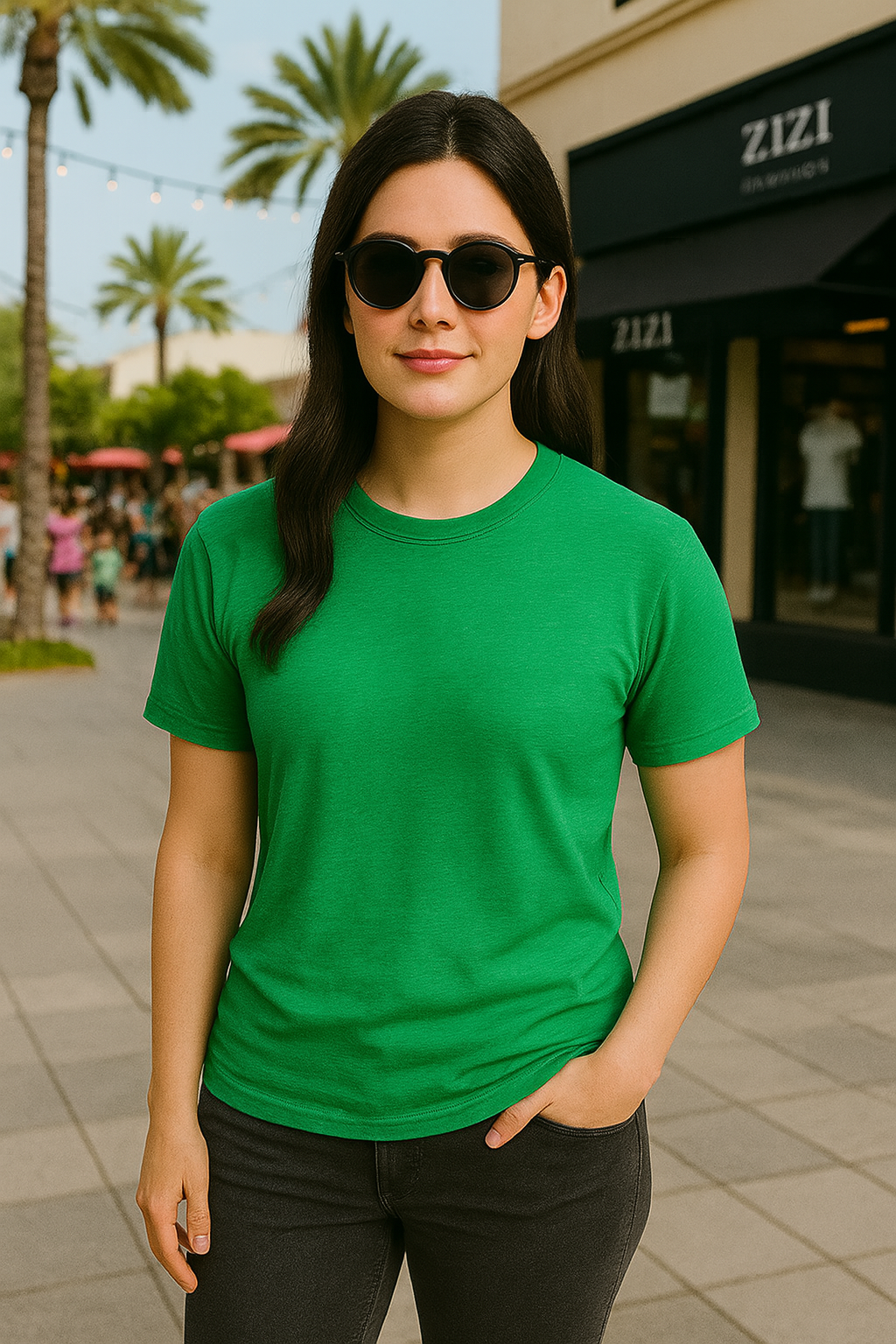 CAMISETA BASICA CUELLO REDONDO UNISEX 100% ALGODON