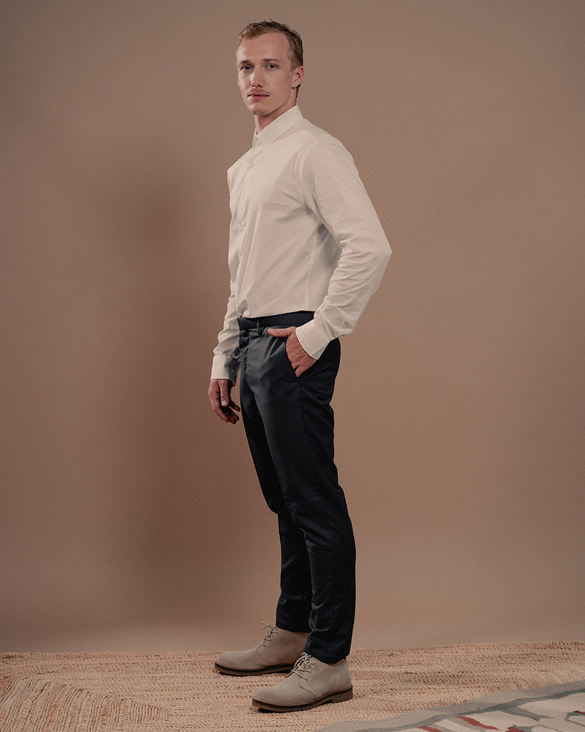 CAMISA HOMBRE OXFORD BLANCO MC