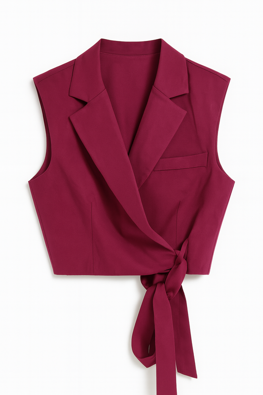 CHALECO DAMA UVA FORMAL