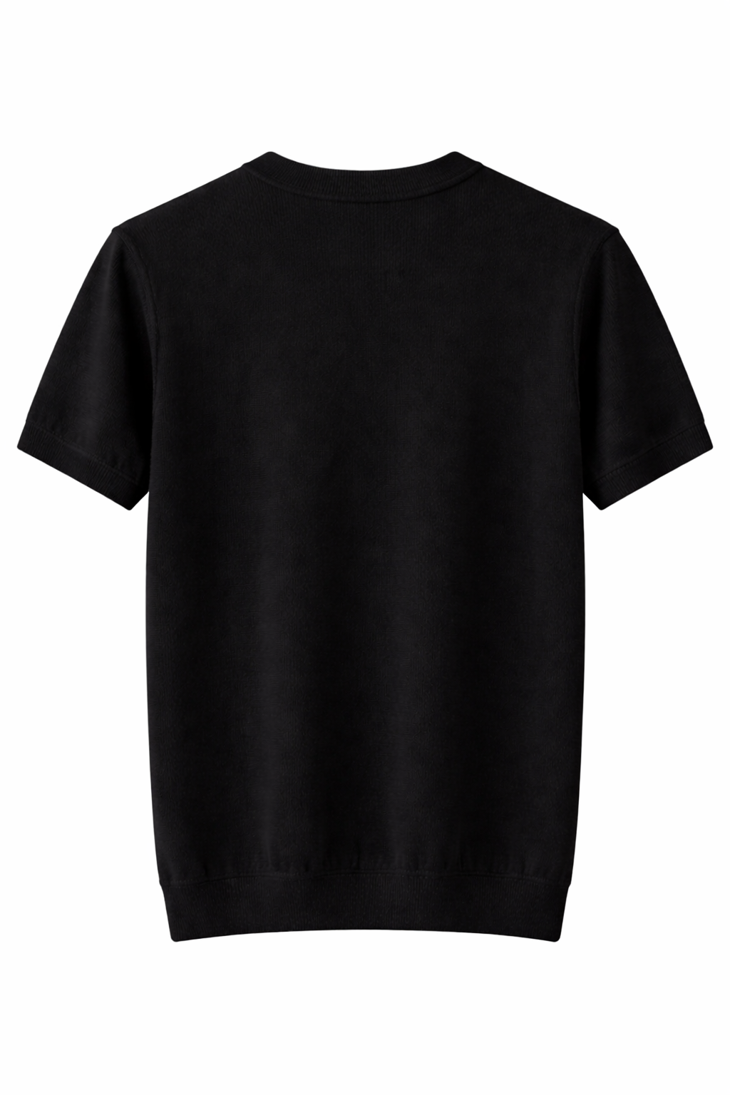 CAMISETA TIPO SUETER HOMBRE CUELLO REDONDO