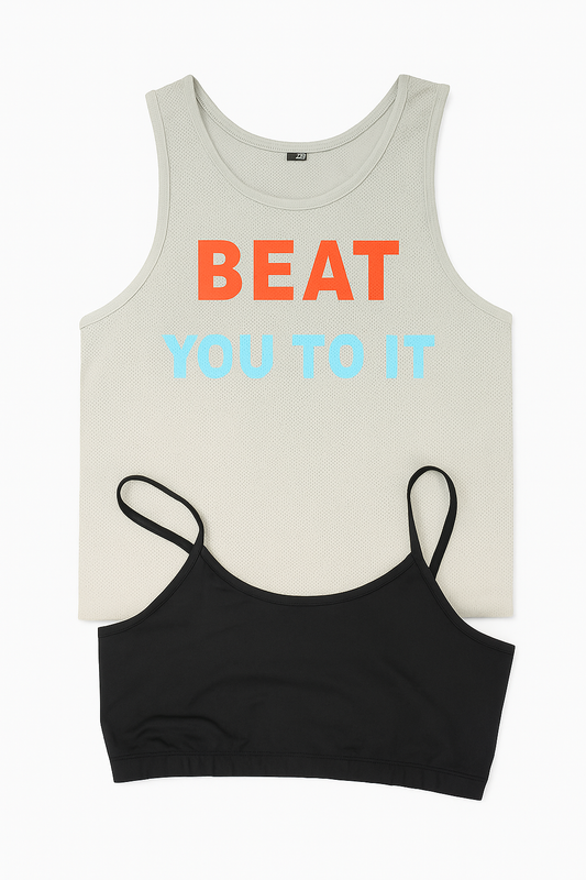 MUJER CONJUNTO DEPORTIVO DIVIDI CON ESTAMPADO MODERNO + TOP