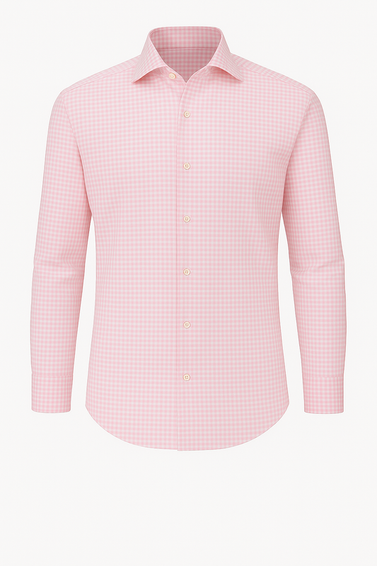 CAMISA A CUADROS FORMAL SLIM FIT, JOHNNY COTTON