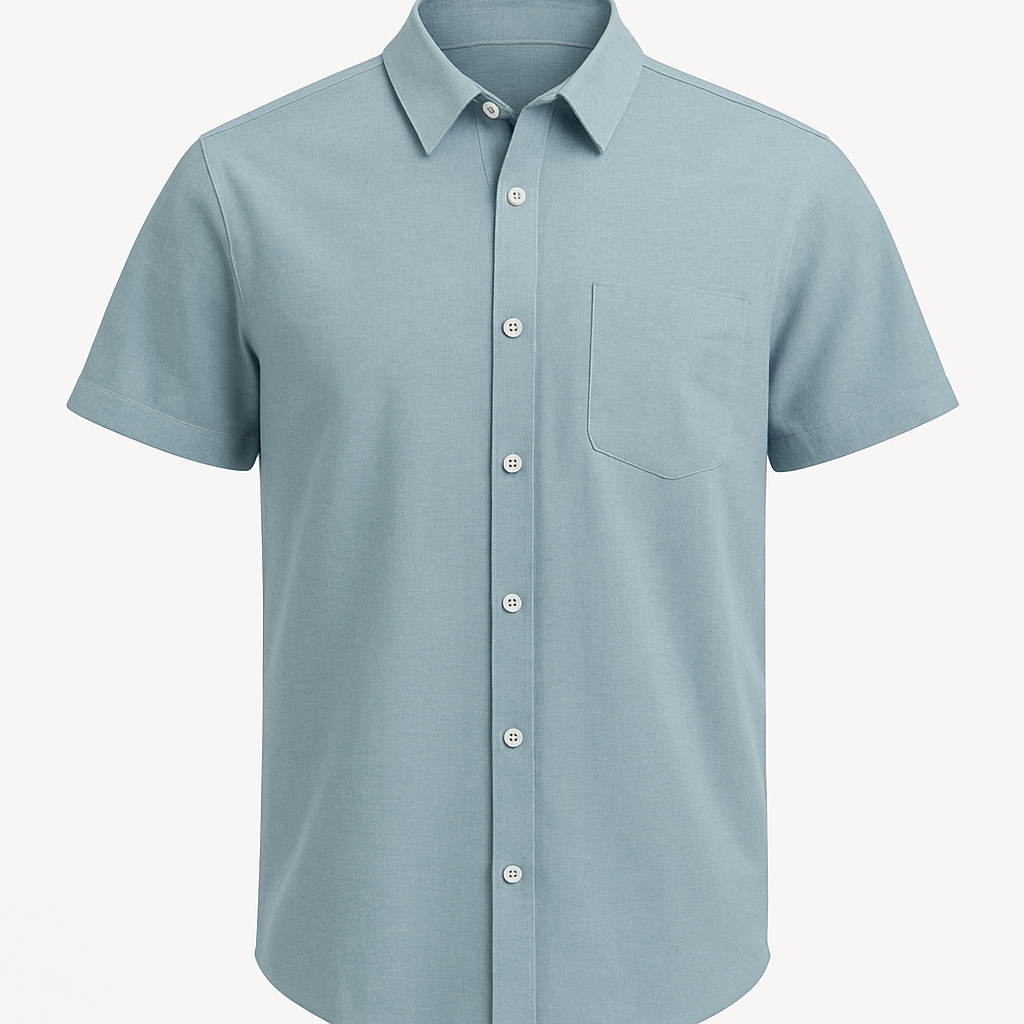CAMISA MANGA CORTA CON BOLSILLO