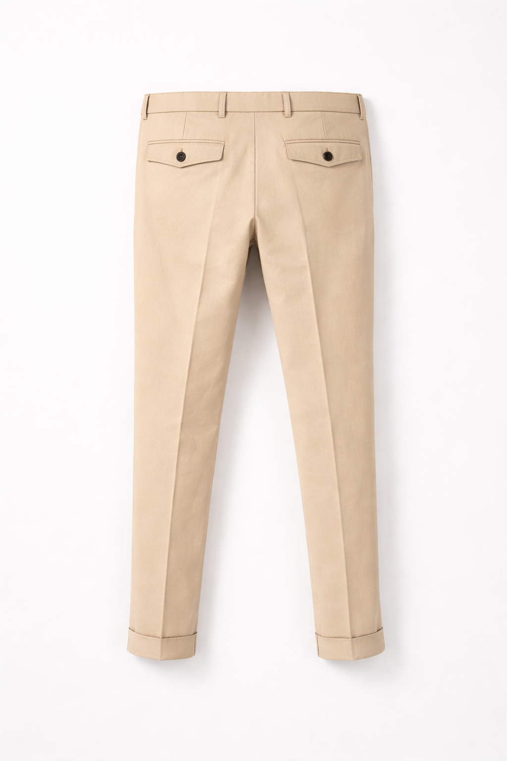 PANTALÓN DE TELA HOMBRE BEIGE CORTE NARROW