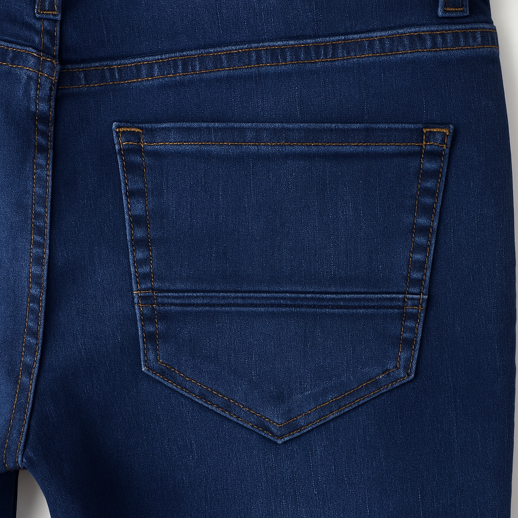 PANTALON JEAN HOMBRE AZUL OSCURO CORTE RECTO