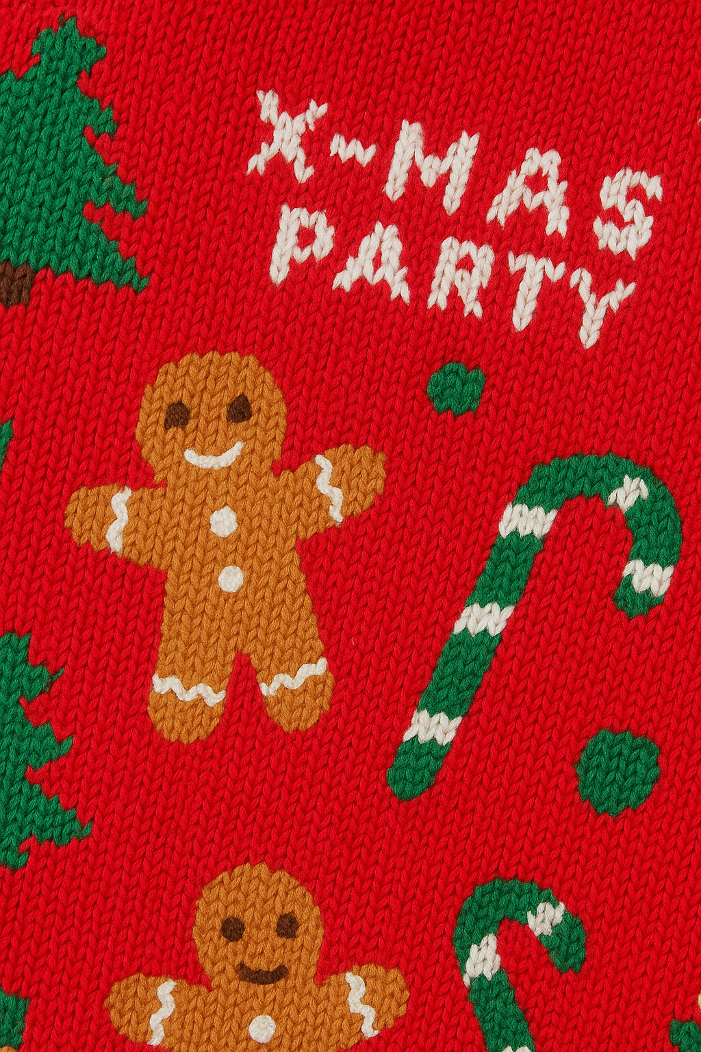 SACO NIÑA DE LANA NAVIDEÑO ROJO