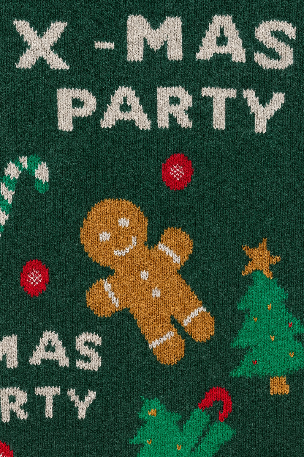 SACO NIÑA DE LANA NAVIDEÑO VERDE