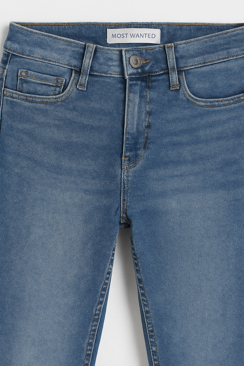 PANTALÓN SKINNY JEAN DAMA AZUL CLÁSICO STRETCH