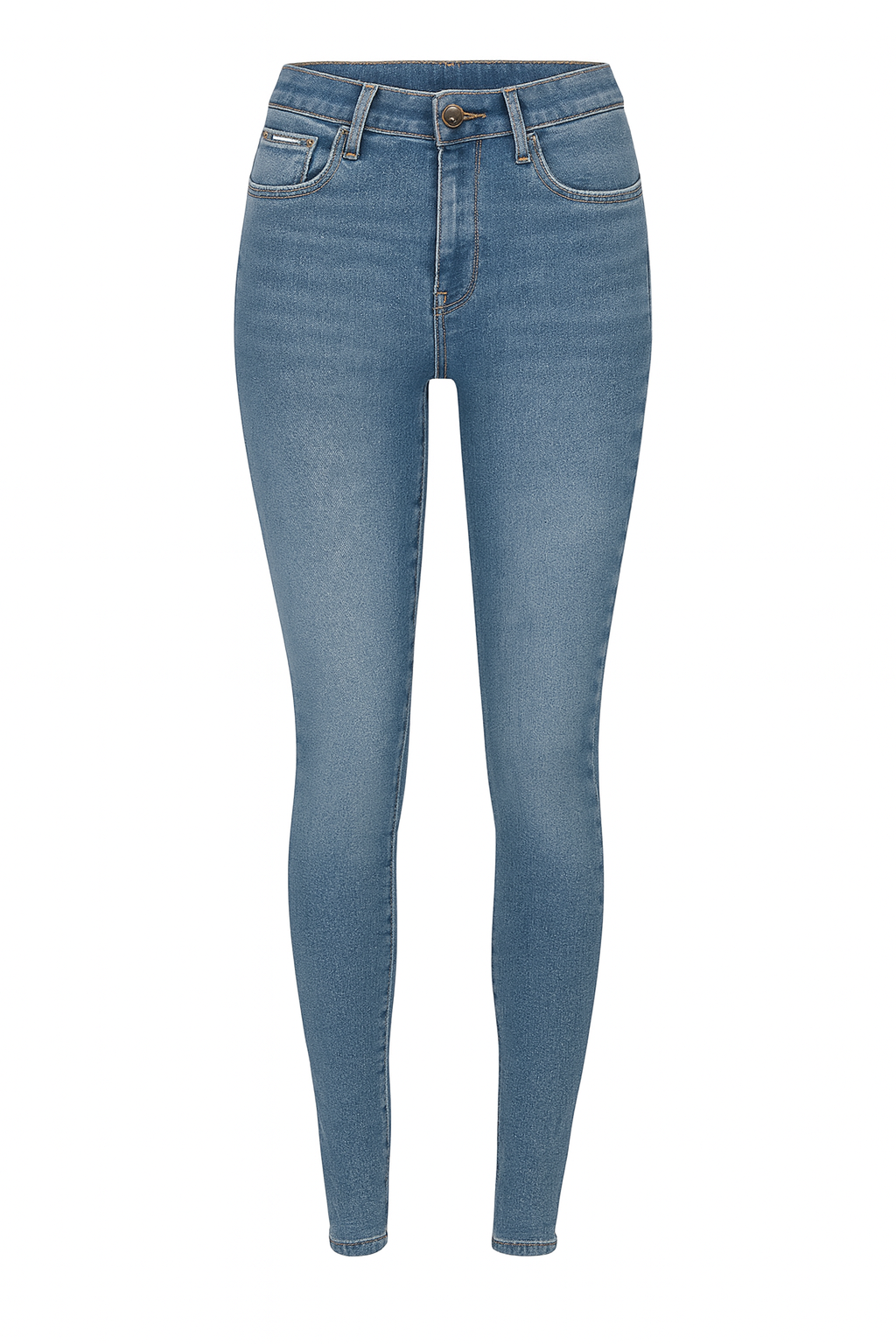 PANTALÓN SKINNY JEAN DAMA AZUL CLÁSICO STRETCH