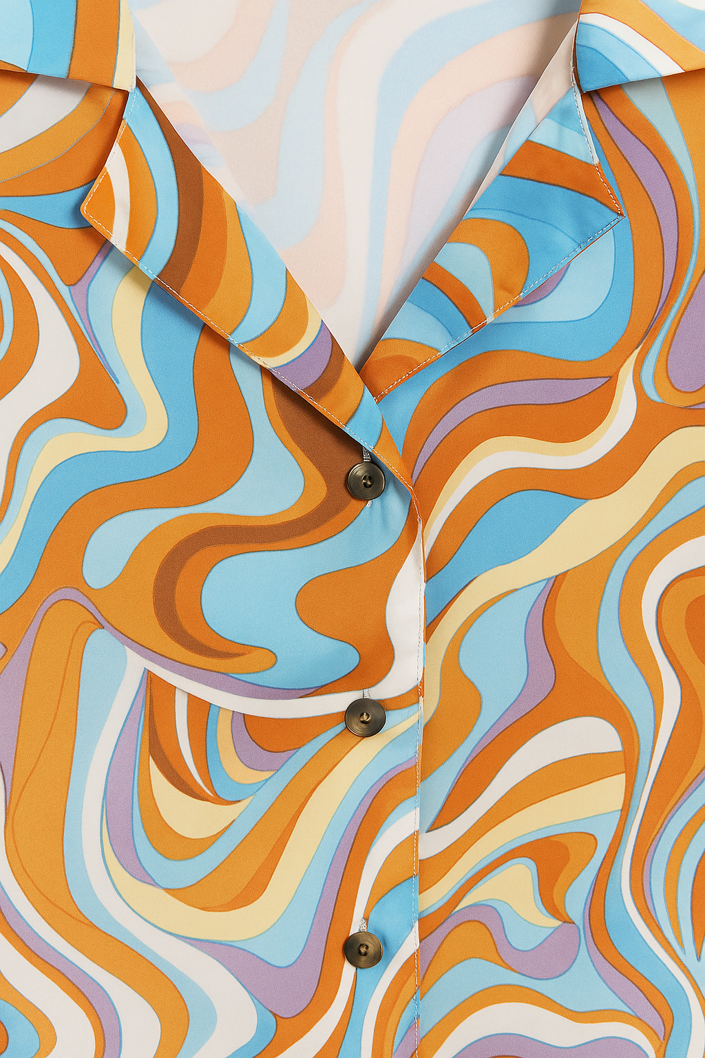 CAMISA DAMA ESTAMPADO MULTICOLOR MANGA LARGA