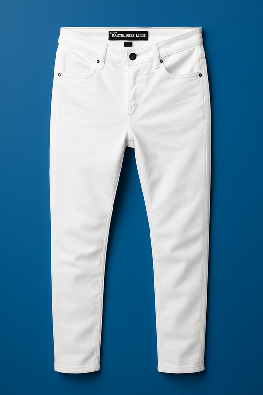 PANTALÓN JEAN SKINNY LLANO BLANCO