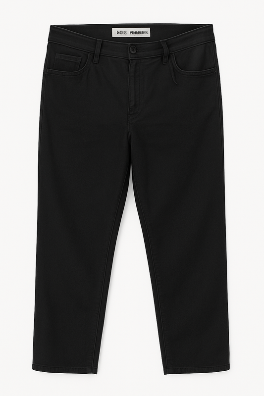 PANTALON JEAN PLUS STRETCH NEGRO