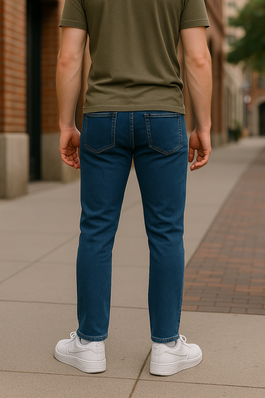 PANTALÓN JEAN SKINNY AZUL OSCURO