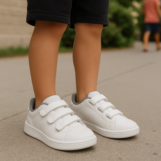 ZAPATOS ANGEL NIÑO DEPORTIVO BLANCO CIERRE VELCRO