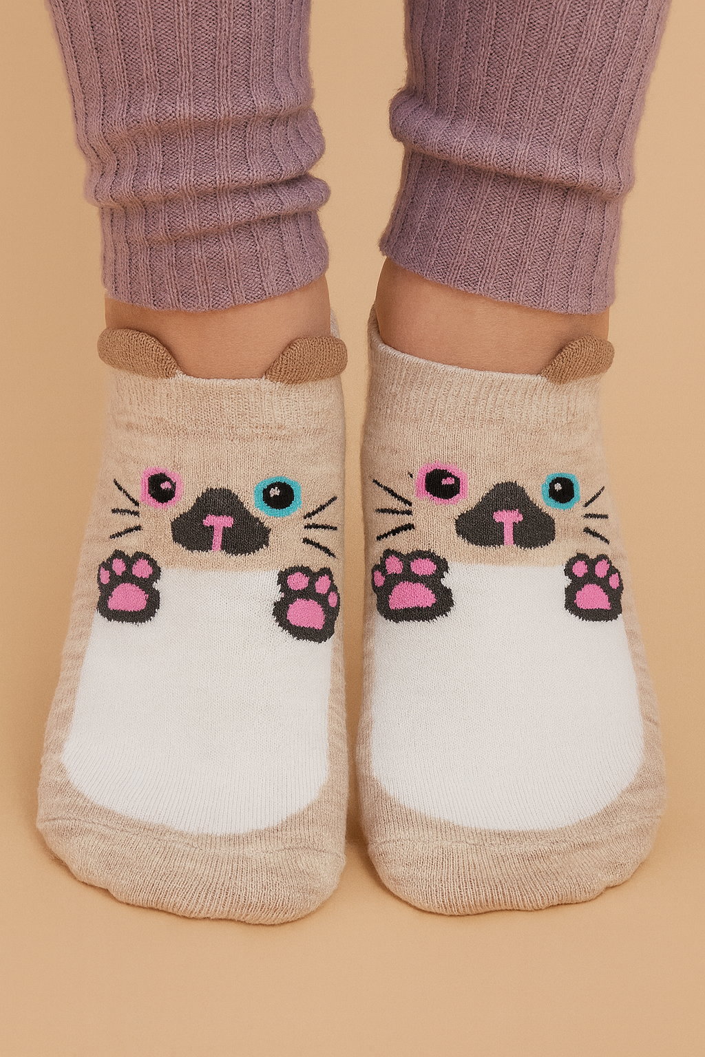 PACK X3 MEDIAS CAÑA BAJA DIBUJITOS