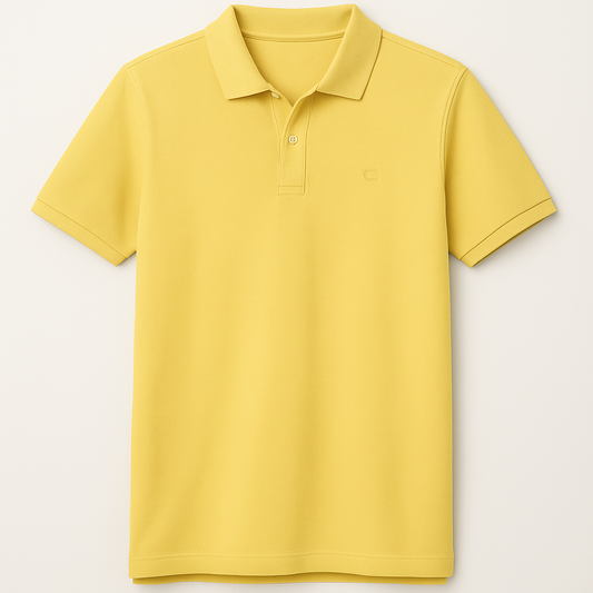 CAMISETA POLO LLANO CON LOGOTIPO EN PECHO ESTIVANELI