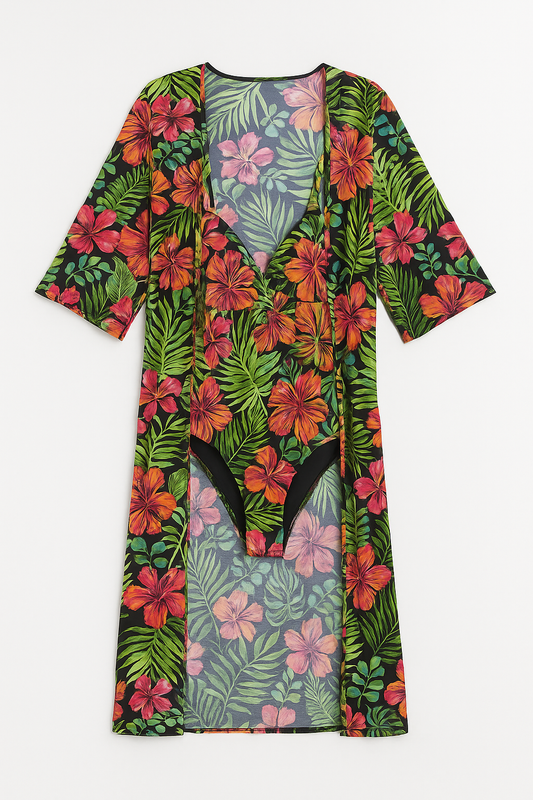 TERNO DE BAÑO 2 PIEZAS ( ENTERIZ0 + SALIDA DE BAÑO )