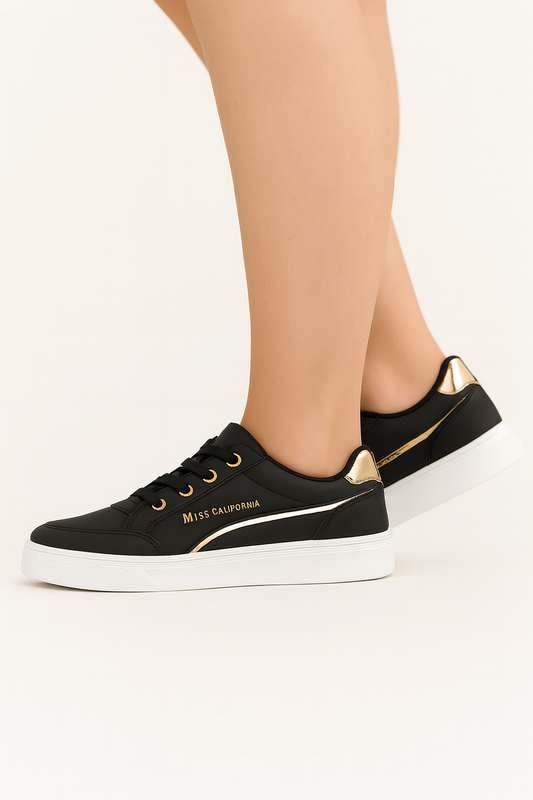 ZAPATOS DAMA MISS CALIFORNIA CON DETALLES DORADOS