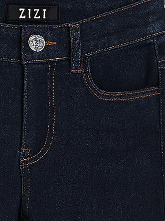 PANTALÓN JEAN ZIZI NIÑO RECTO AZUL OSCURO BÁSICO