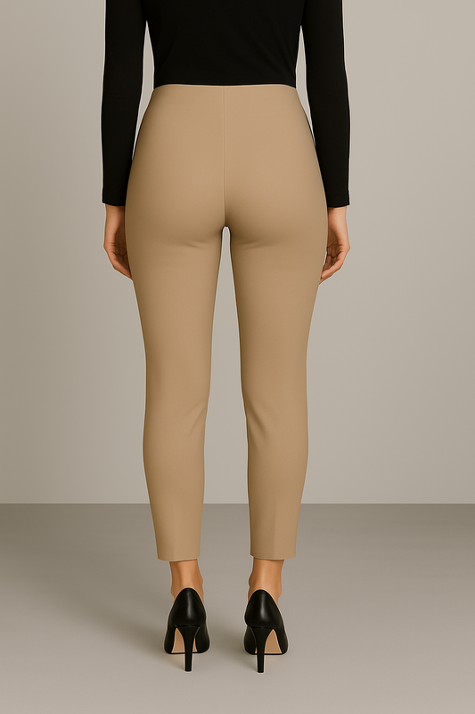 PANTALON DAMA SEMIFORMAL LICRADO PINZAS ABERTURA TOBILLO