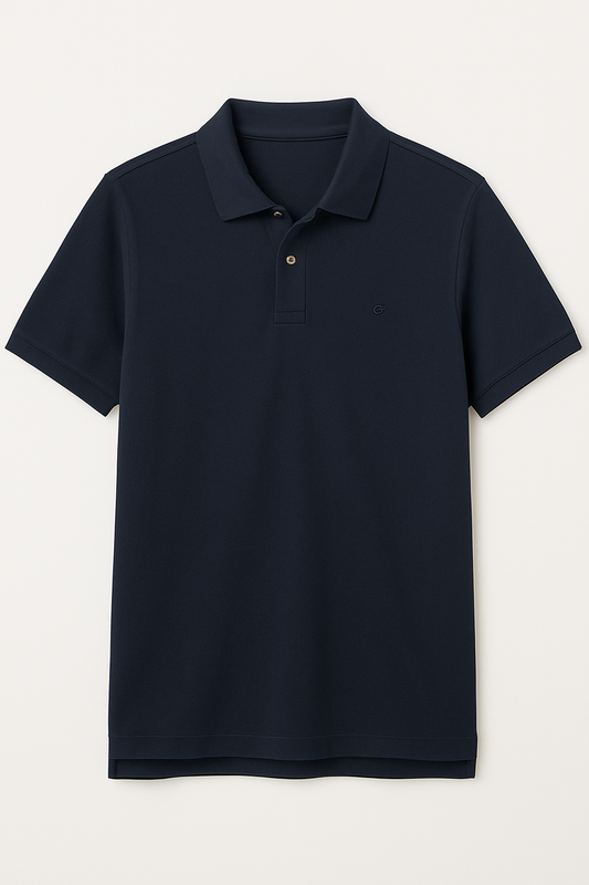 CAMISETA POLO PLUS CON LOGOTIPO EN PECHO JOHNNY COTTON