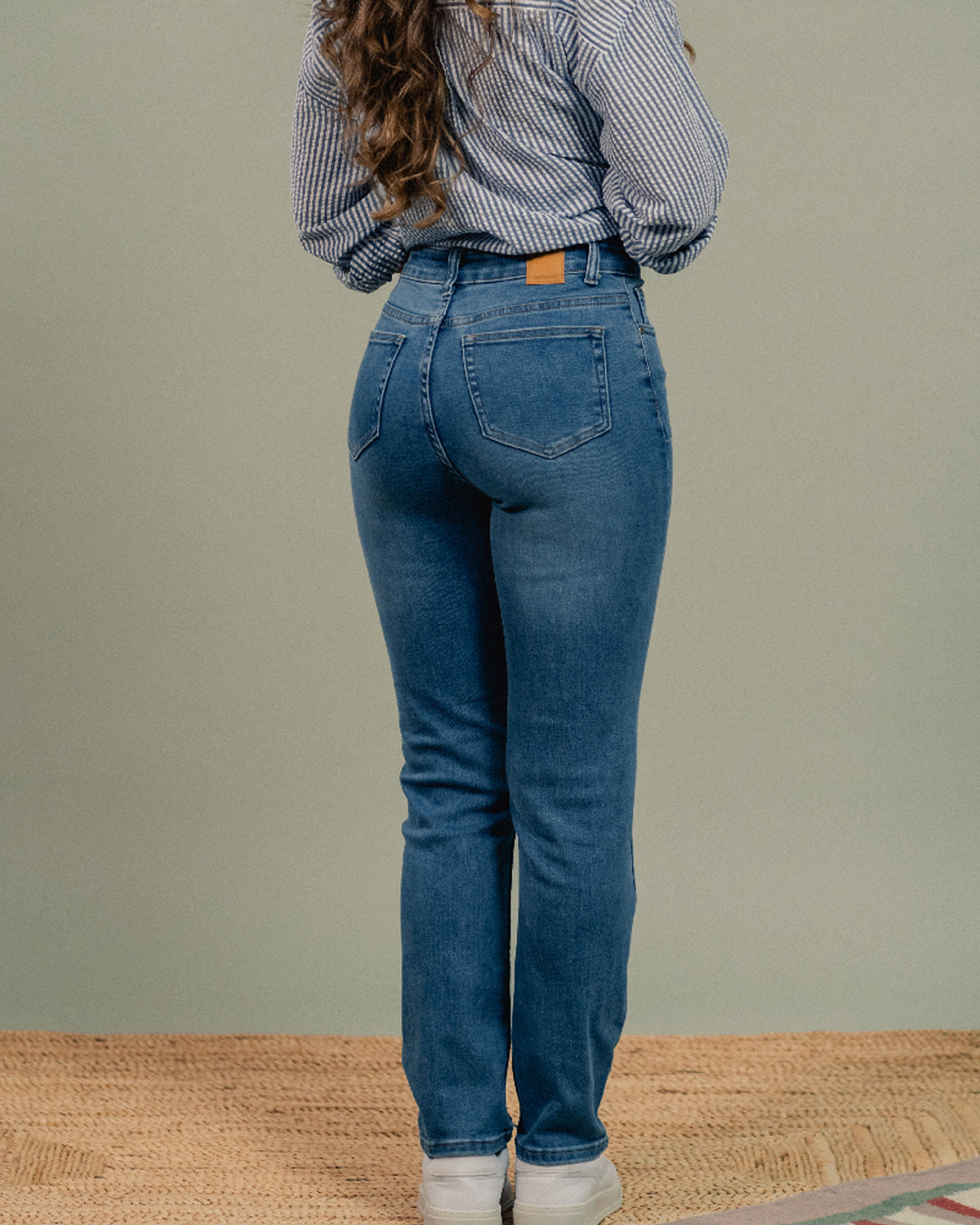 JEAN MOMFIT URBAN DAMA AZUL OSCURO