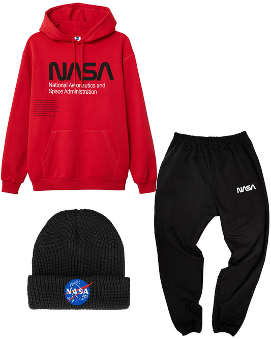 COMBO MAGMA NASA (HOODIE + JOGGER + GORRO DE LANA)