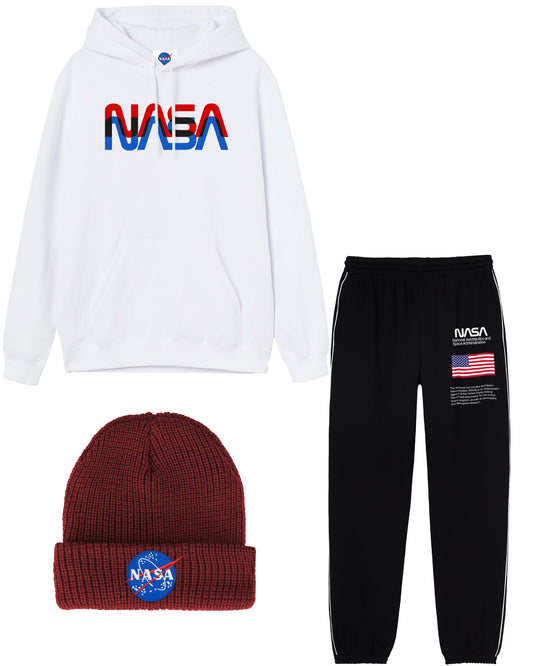 COMBO MAGMA NASA (HOODIE + JOGGER + GORRO DE LANA)