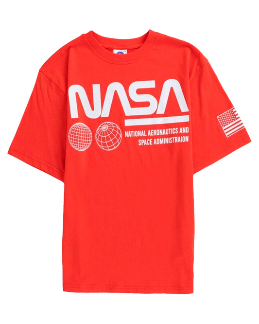 CAMISETA NASA ROJA OVERSIZE