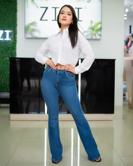CAMISA UNICOLOR EVIE CA2337W