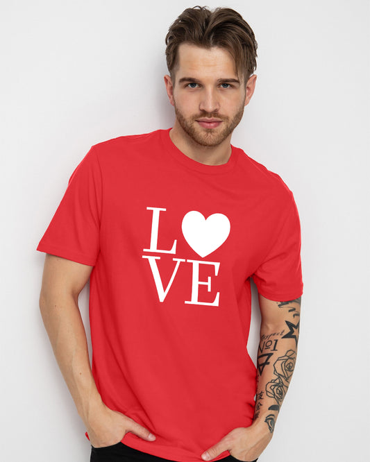 CAMISETA ROJA LOVE