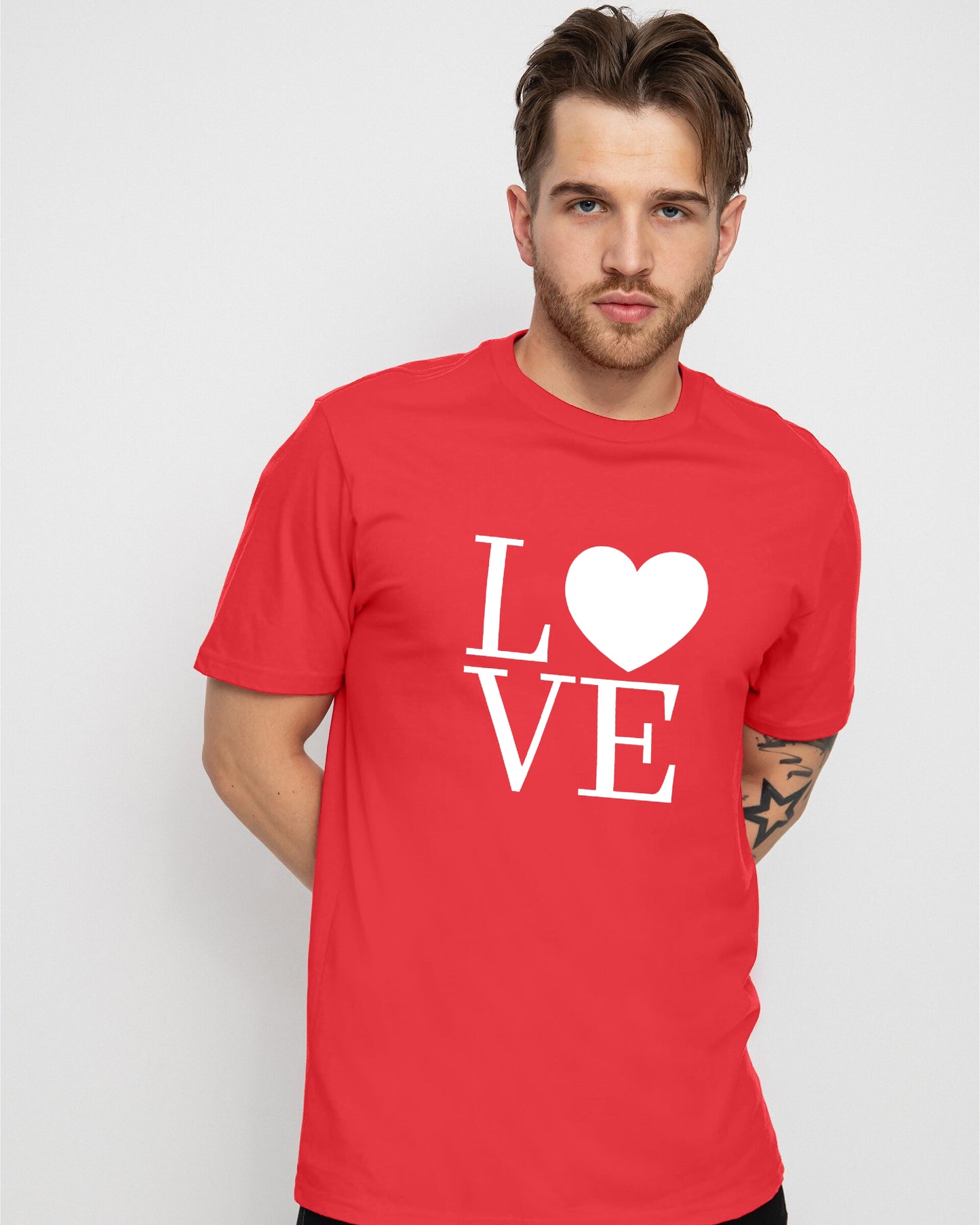 CAMISETA ROJA LOVE