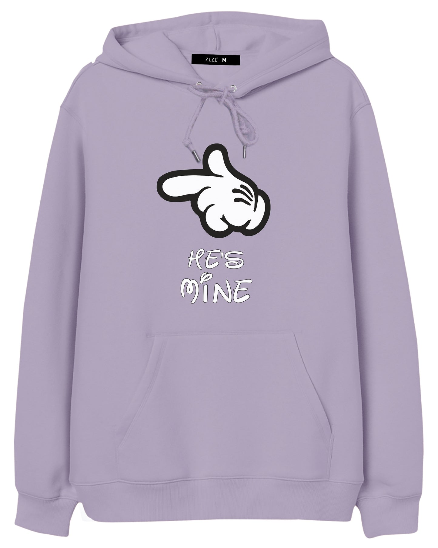 HOODIE LILA HE IS MINE