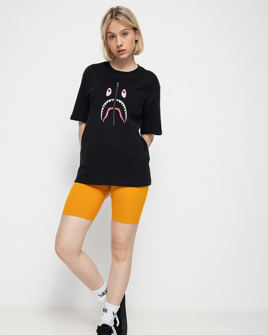 CAMISETA BAPE OVERSIZED NEGRA CIERRE