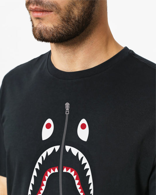 CAMISETA BAPE  OVERSIZED NEGRA CIERRE