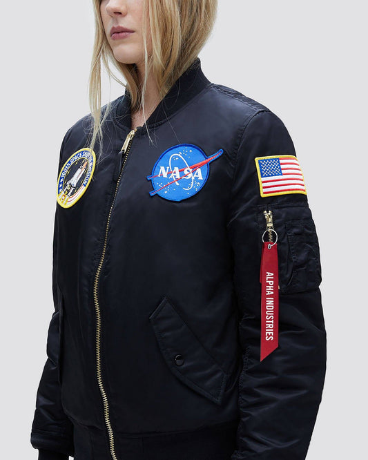BOMBER JACKET NASA NEGRA