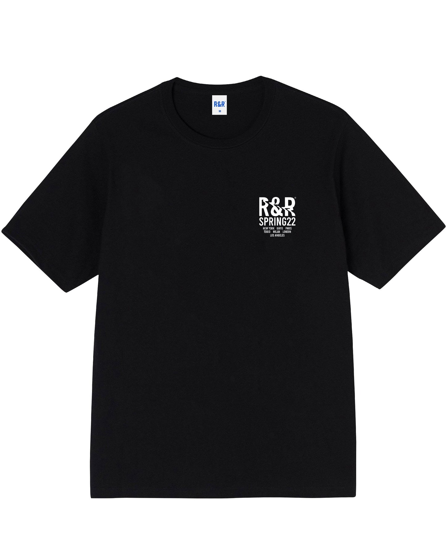 CAMISETA NEGRA R&R FLOREAL