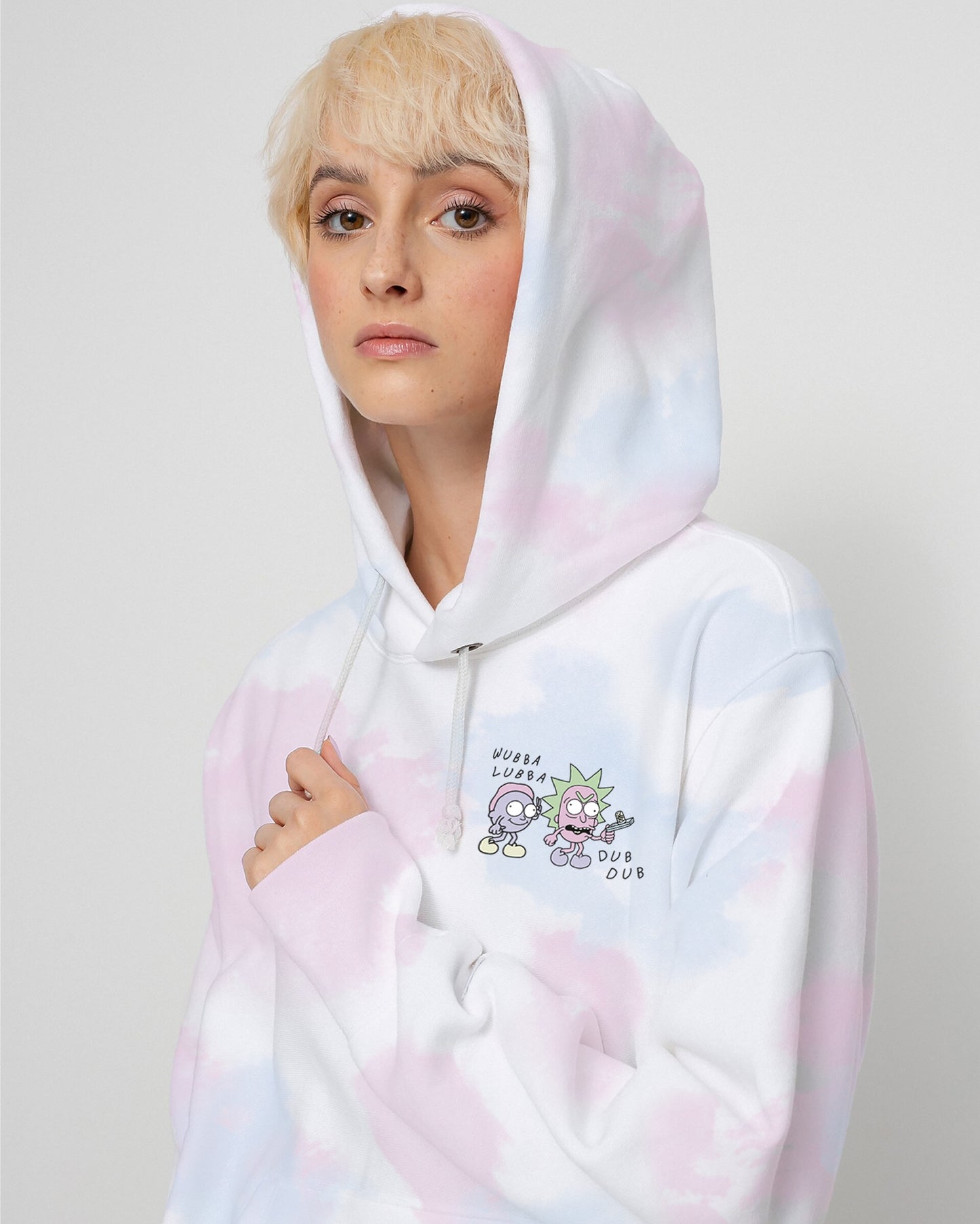 HOODIE TIE DYE RICK AND MORTY