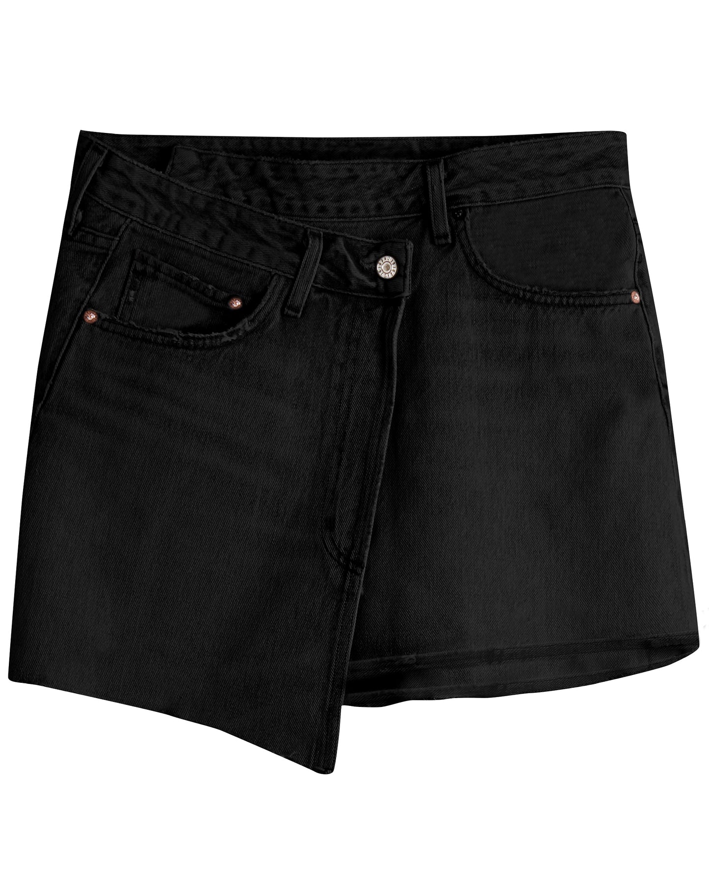 FALDA SHORT JEAN NEGRA