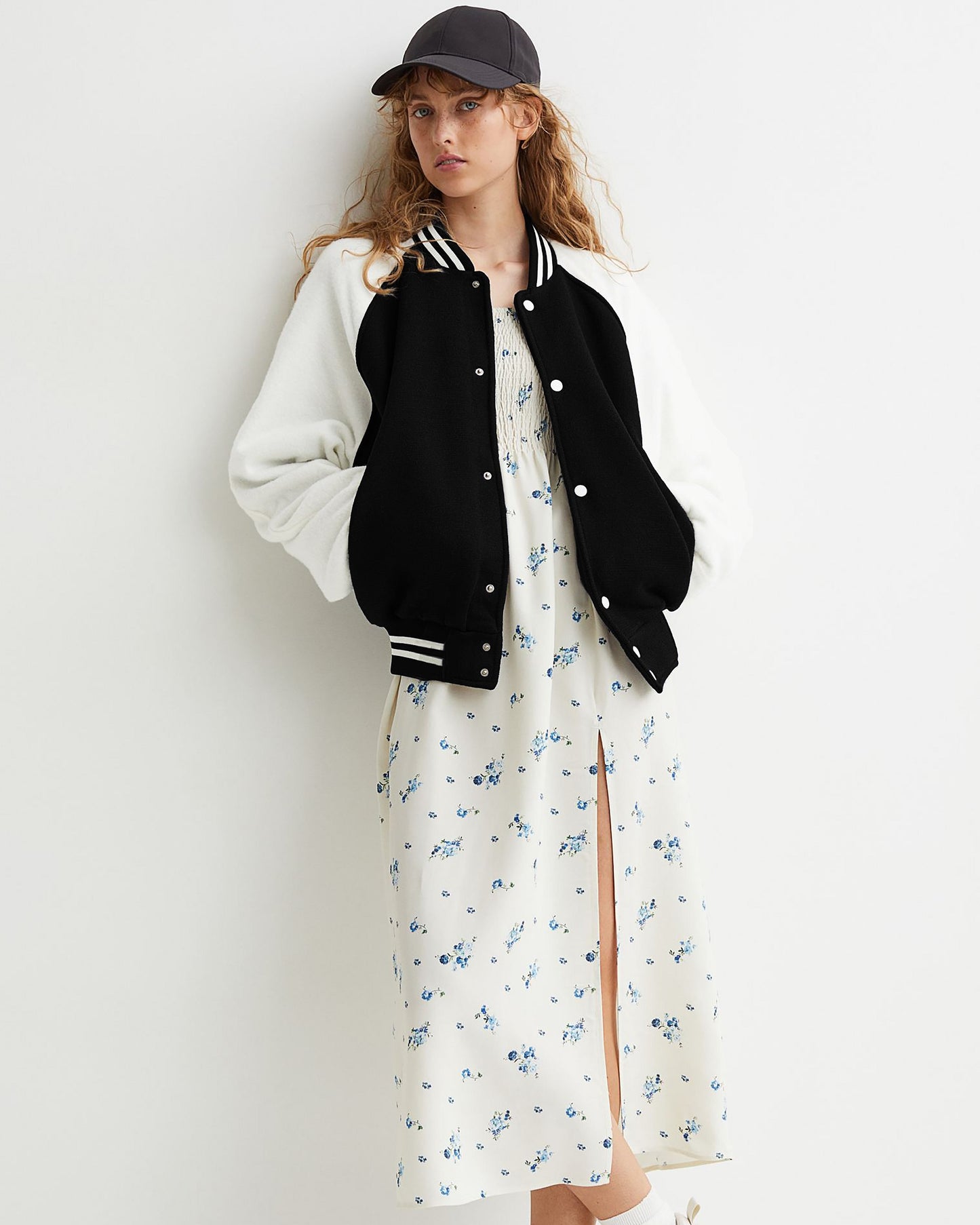 CHAQUETA UNIVERSITARIA ZIZI NEGRA
