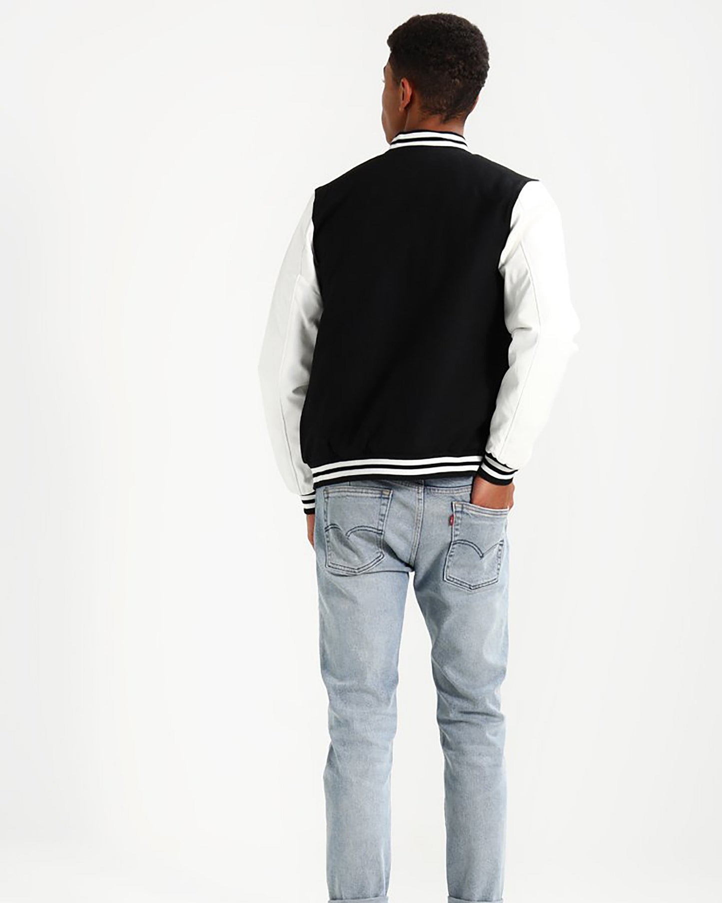 CHAQUETA UNIVERSITARIA ZIZI NEGRA