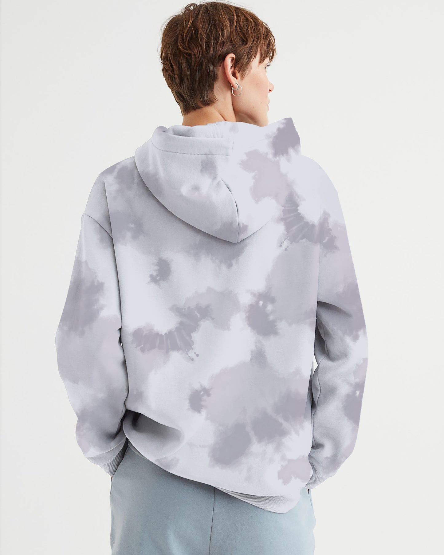 HOODIE NASA TIE DYE GRIS