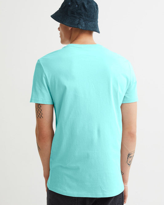 CAMISETA CELESTE ROLLING STONES