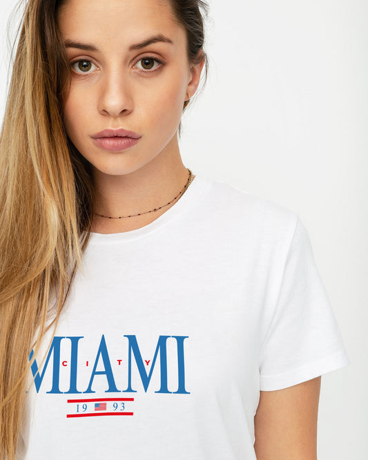 CAMISETA BLANCA MIAMI