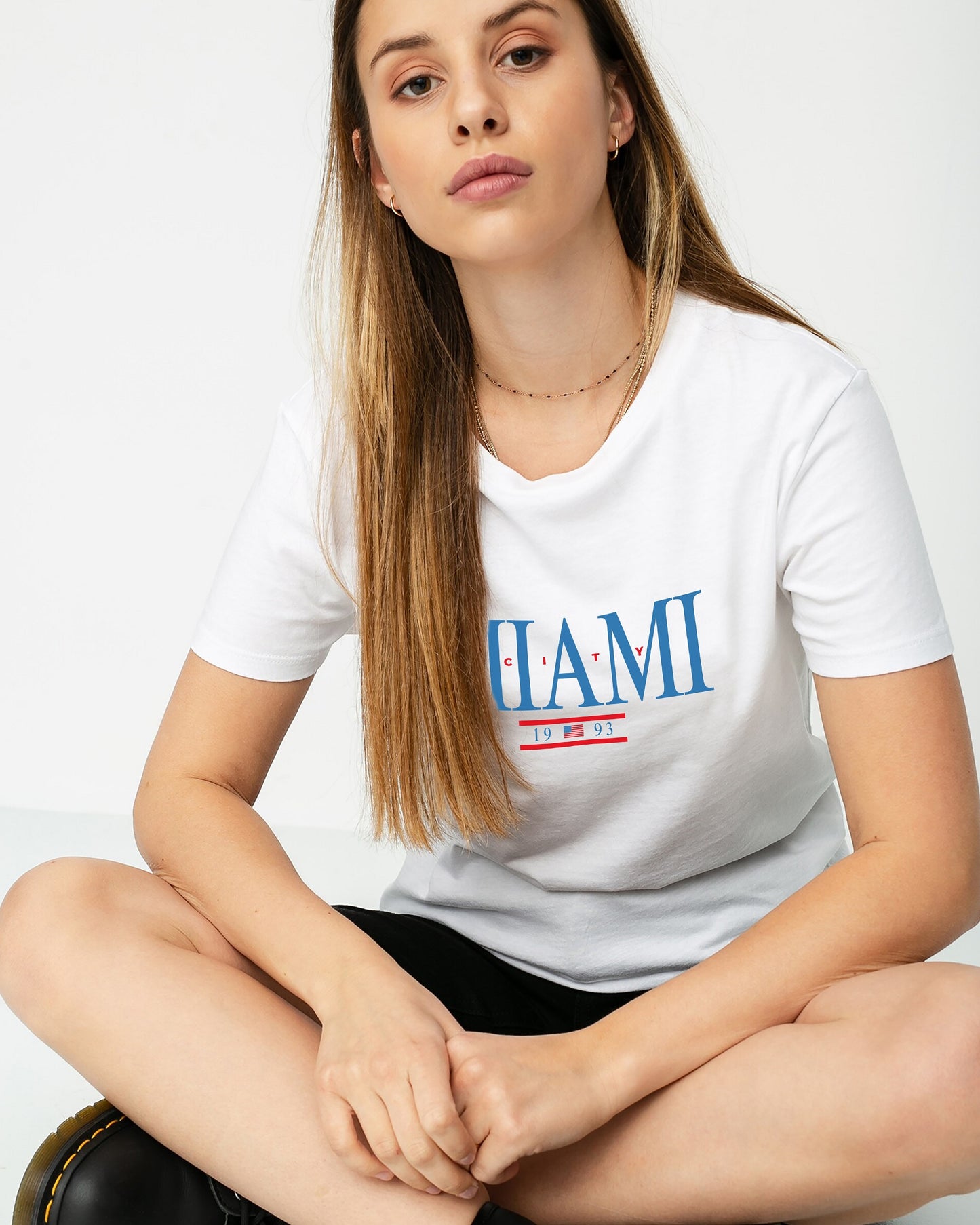 CAMISETA BLANCA MIAMI