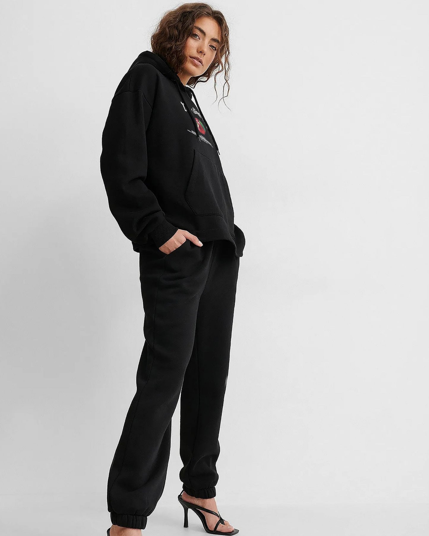 HOODIE NEGRO NEW YORK CITY