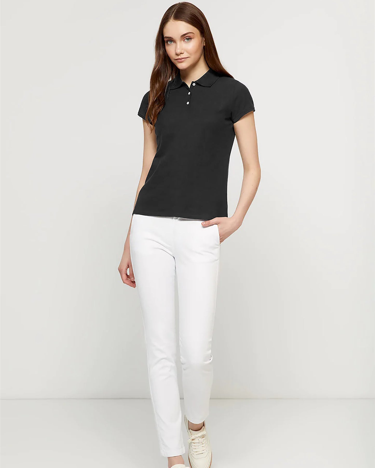 CAMISETA POLO GRIS RATÓN
