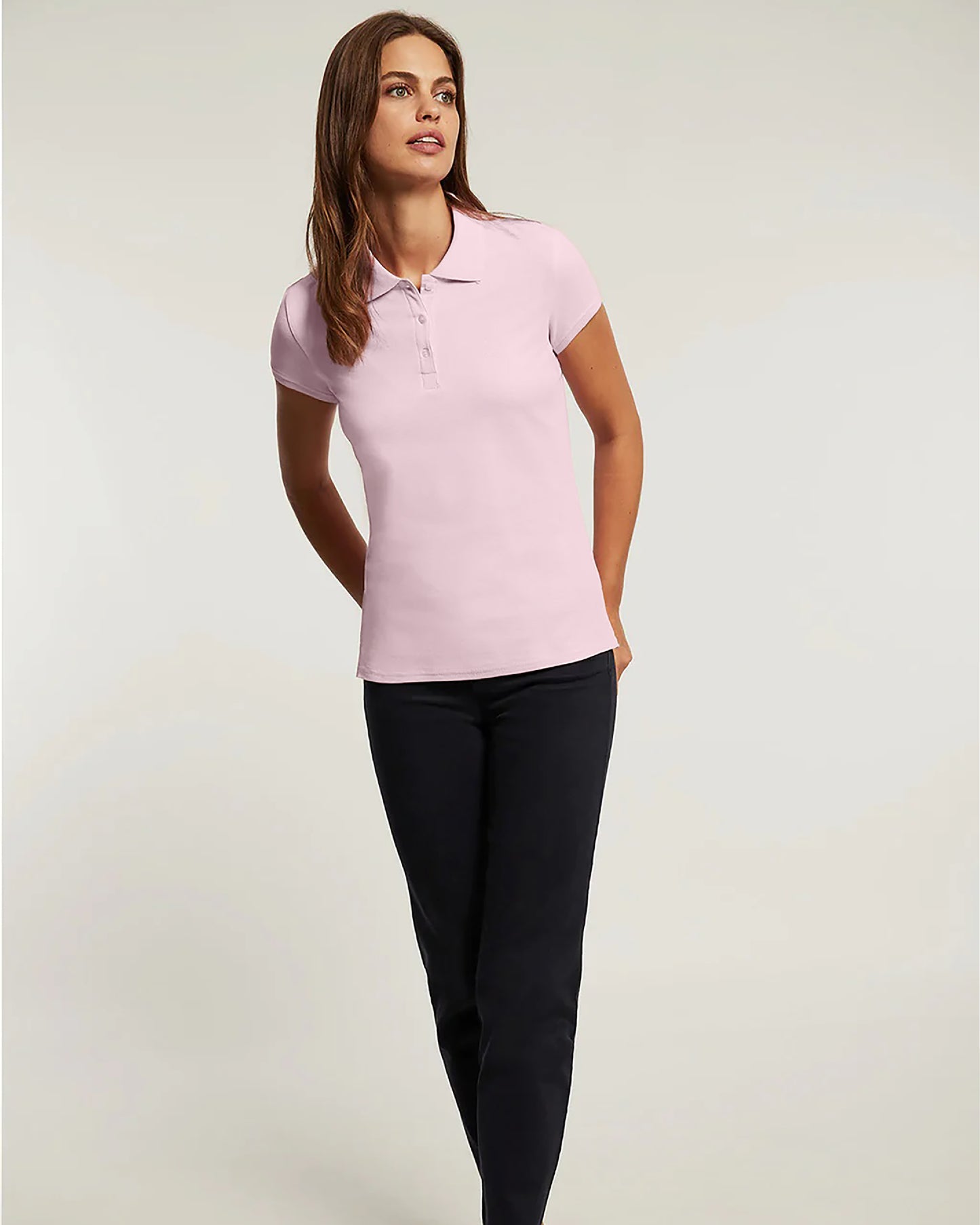 CAMISETA POLO ROSA