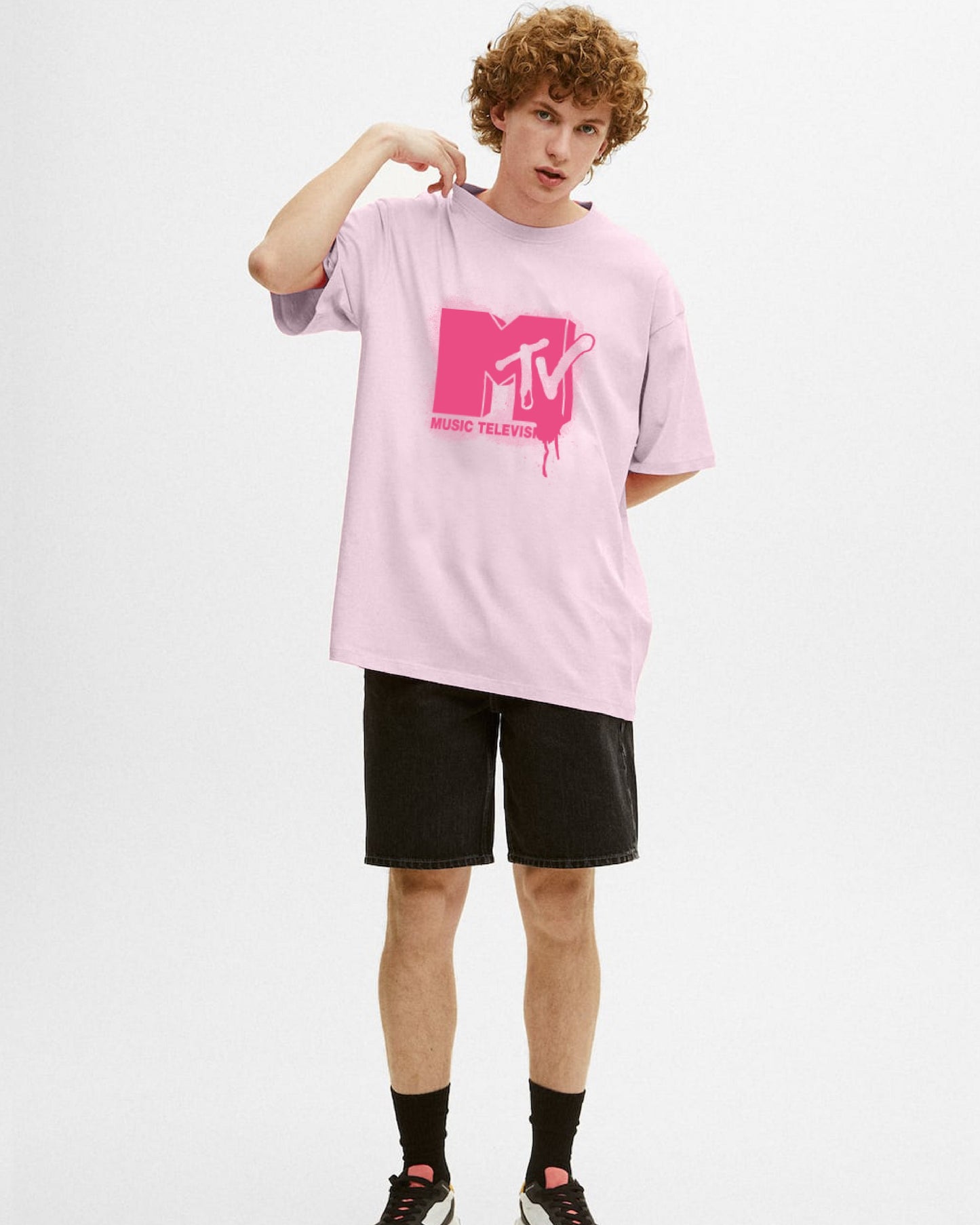 CAMISETA ROSA MTV
